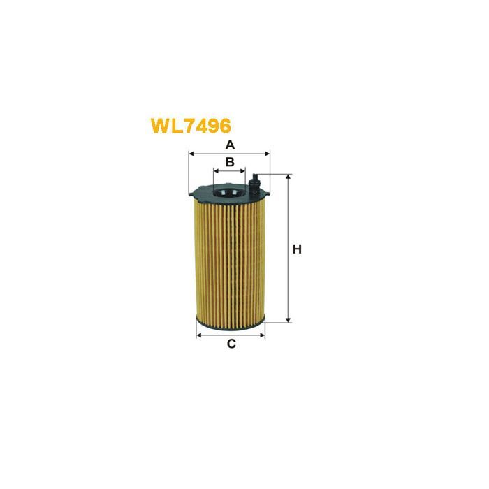 Фильтр масляный Wixfiltron WL7496 Фото