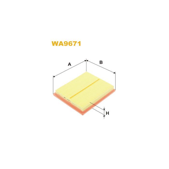 Воздушный фильтр для автомобиля Wixfiltron WA9671 Фото
