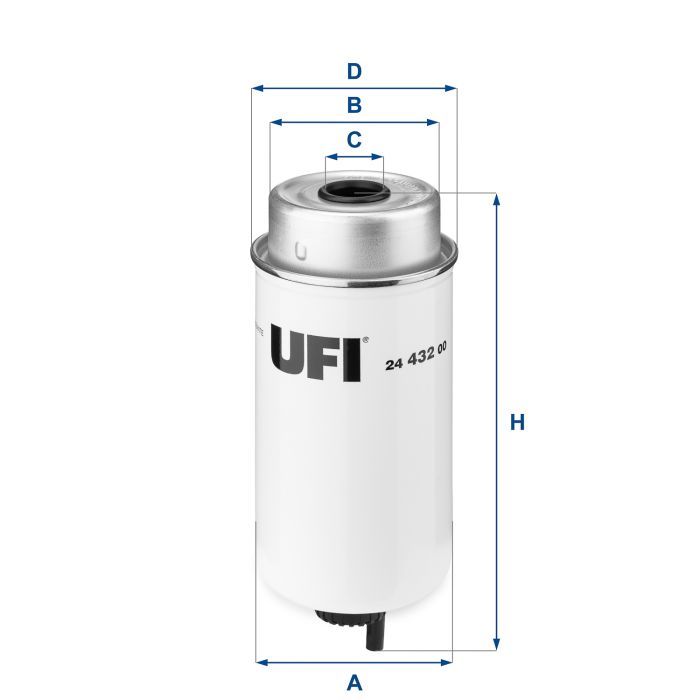 Фильтр топливный UFI 24.432.00 Фото