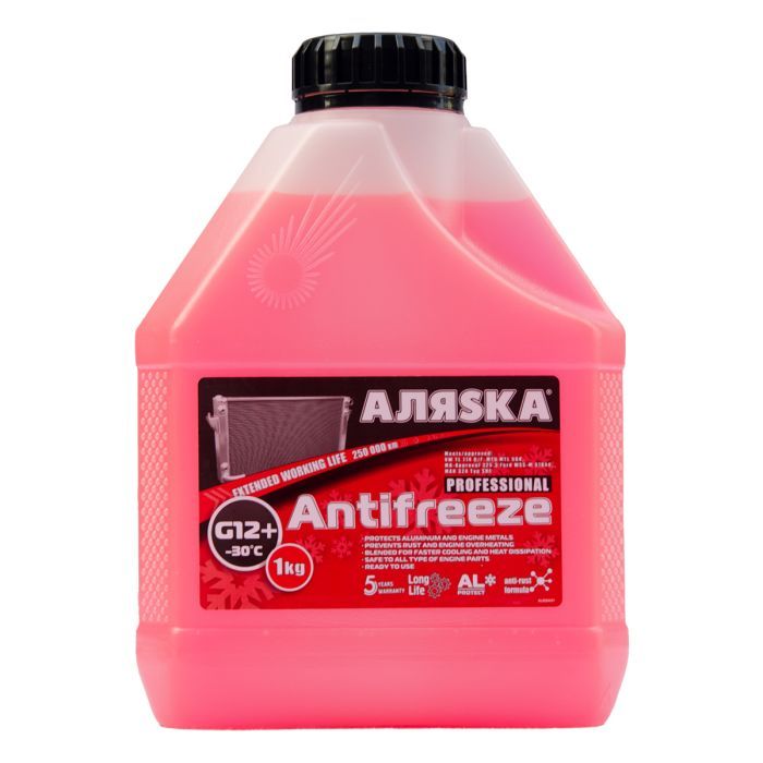 Антифриз Аляsка -30 G12+ червоний 1л Фото