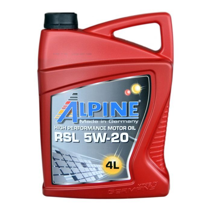 Моторное масло Alpine 5W-20 RSL 4л Фото