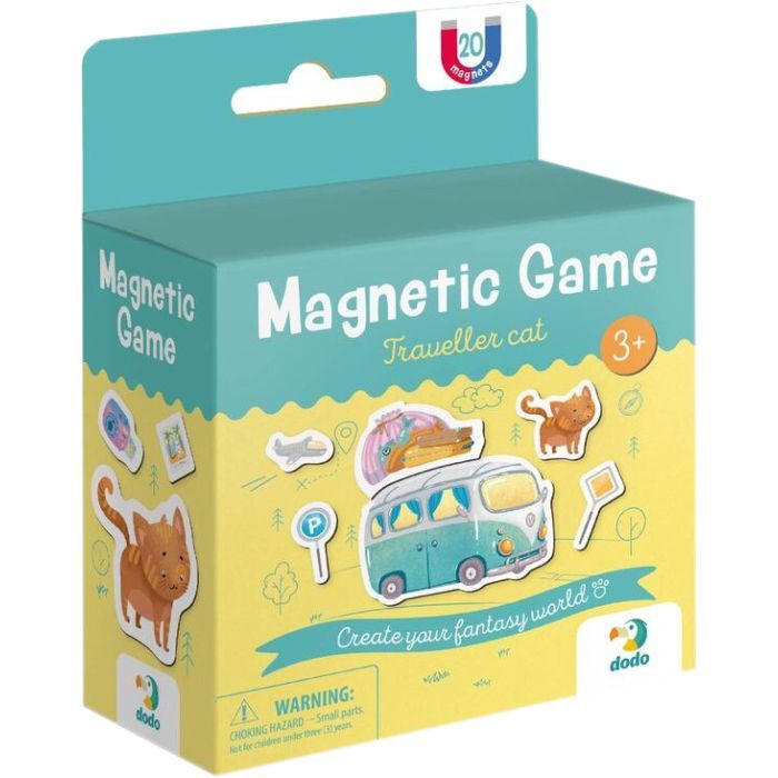 Обучающий набор DoDo Магнітна гра Котик-мандрівник Фото
