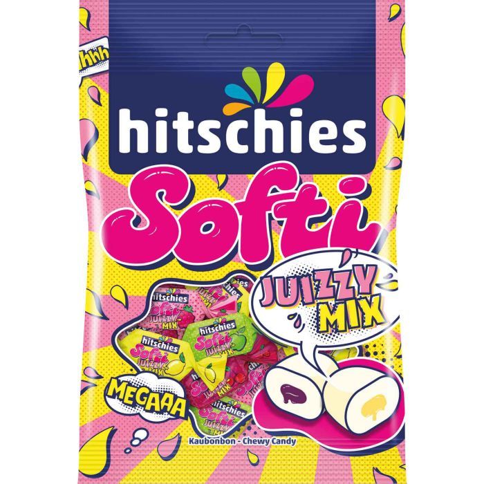 Конфета Hitschies Softi Juizzy Mix 90 г Фото