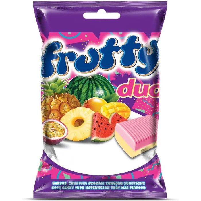 Конфета Tayas Frutty Duo со вкусом Арбуз-тропик 1 кг Фото