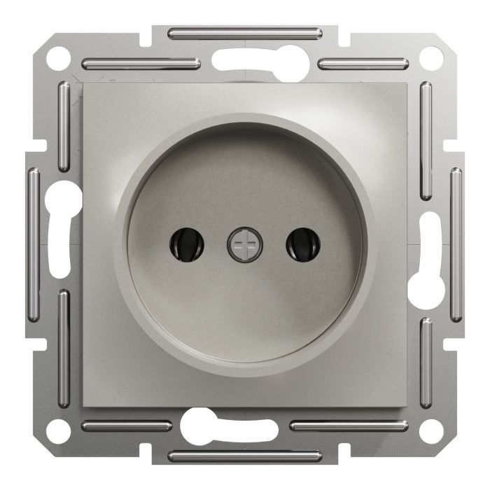 Розетка Schneider Electric ASFORA без заземлення бронза Фото