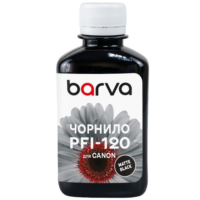 Чернила Barva Canon PFI-120/PFI-710 MBK 180 мл, Pigm. Фото