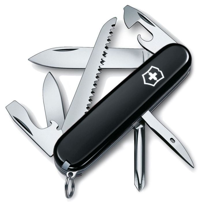 Нож Victorinox Hiker 91 мм Чорний Фото