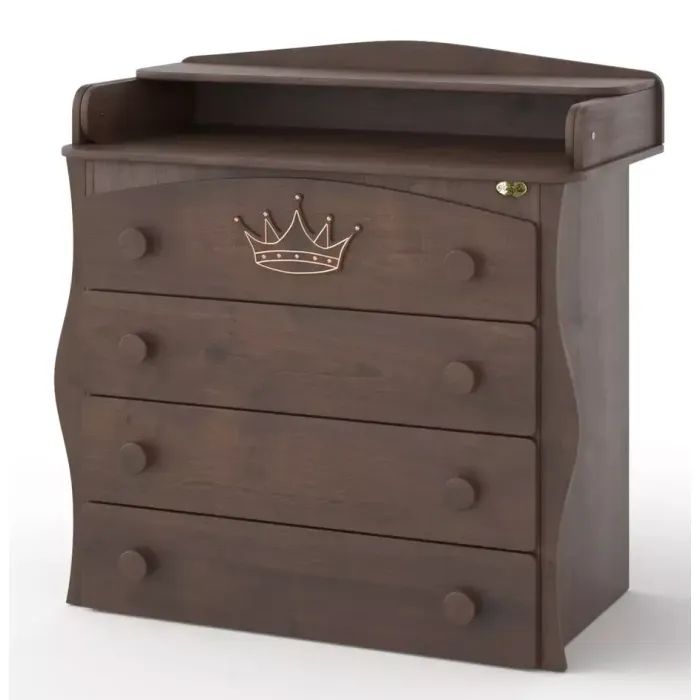 Комод-пеленатор Angelo Корона (орех) 90х51х90 Фото