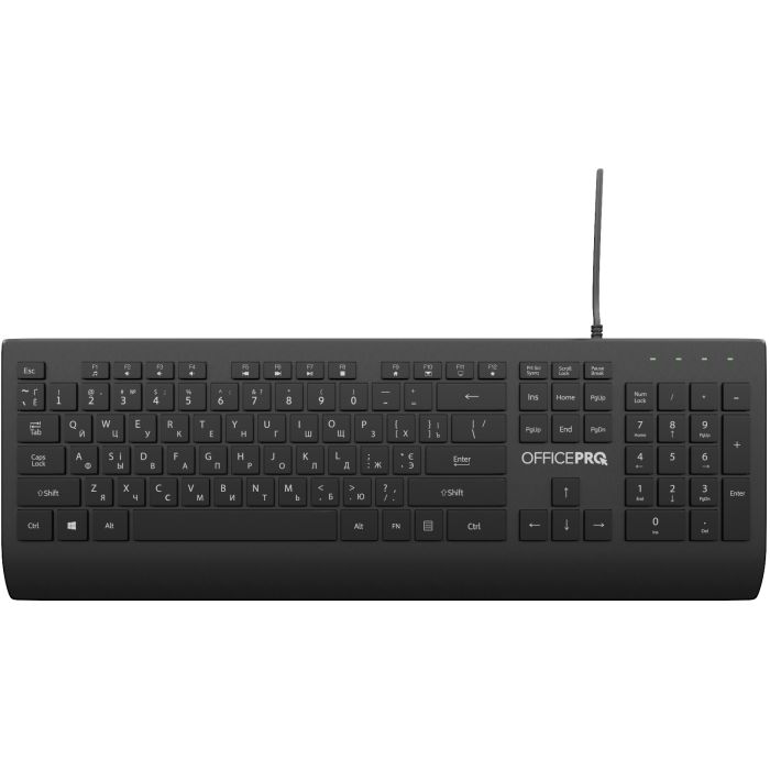 Клавиатура OfficePro SK360 USB Black Фото