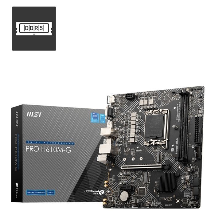 Материнская плата MSI PRO H610M-G Фото
