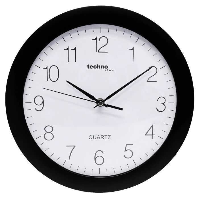 Настенные часы Technoline WT7000 Black (WT7000 schwarz) Фото