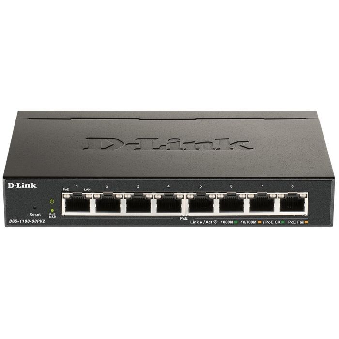 Коммутатор сетевой D-Link DGS-1100-08PV2 Фото