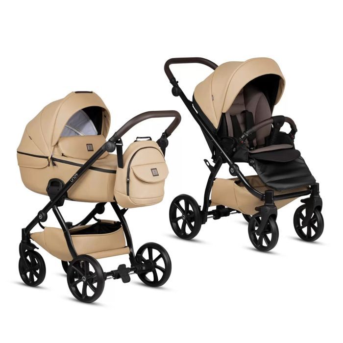 Коляска TUTIS 2 в 1 Uno5+ Leather collection Caramel Фото