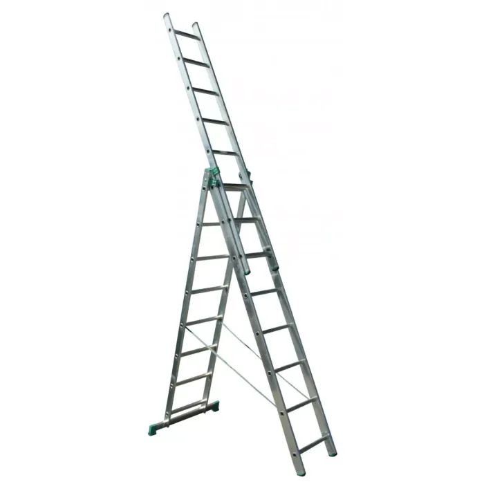 Лестница ITOSS универсальная трехсекционная 7608, 3х8 Фото