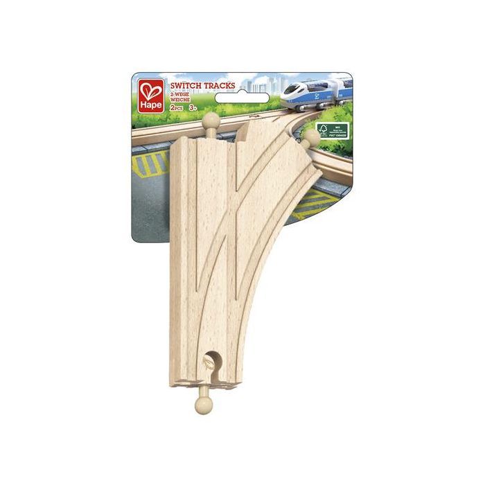 Железная дорога Hape Набір для залізниці Y-подібні рейки 2 шт Фото