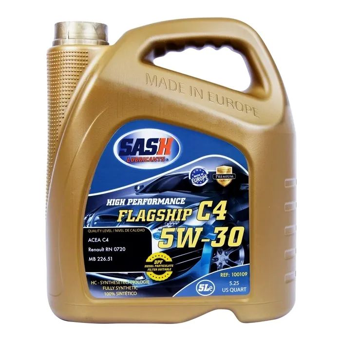 Моторное масло SASH FLAGSHIP C4 5W30 RenaultRN0720 5л Фото