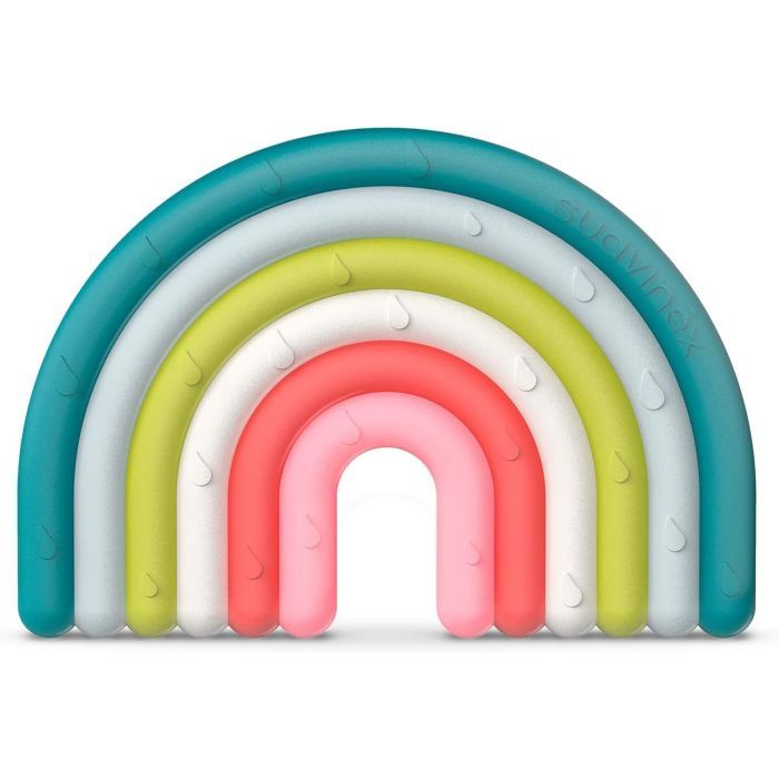 Прорезыватель Suavinex силиконовый с пузырьками/мультицвет Фото