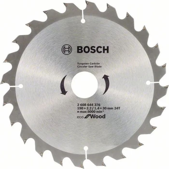 Диск пильный Bosch optiline Eco, 190x30мм, 24T Фото