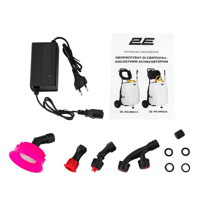 Опрыскиватель 2E AquaSpray 40LRC 40л, 12В, 1х12Ah, 7бар, 2.9л/хв, ш Фото 10