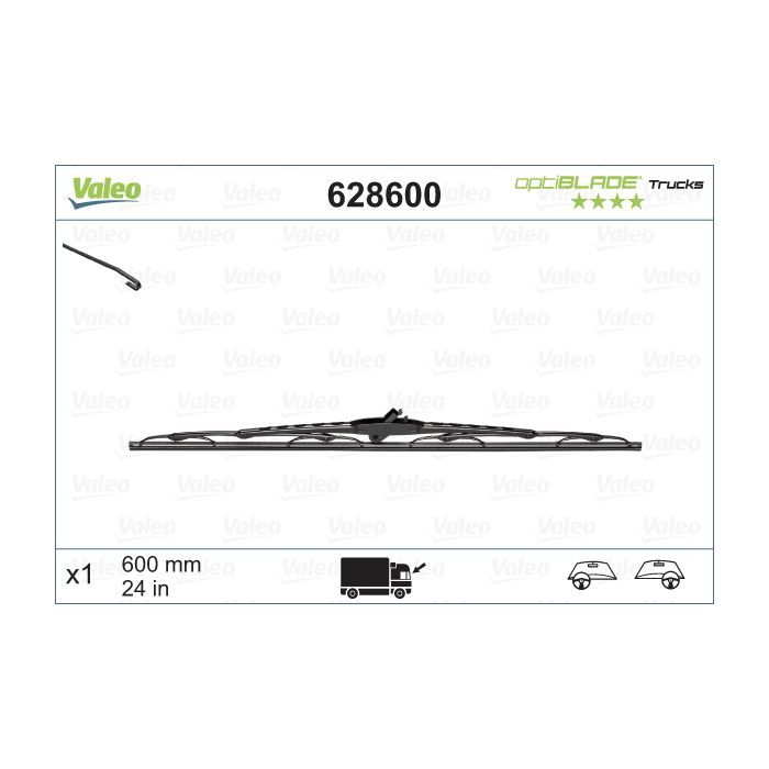 Щетка стеклоочистителя Valeo 628600 Фото