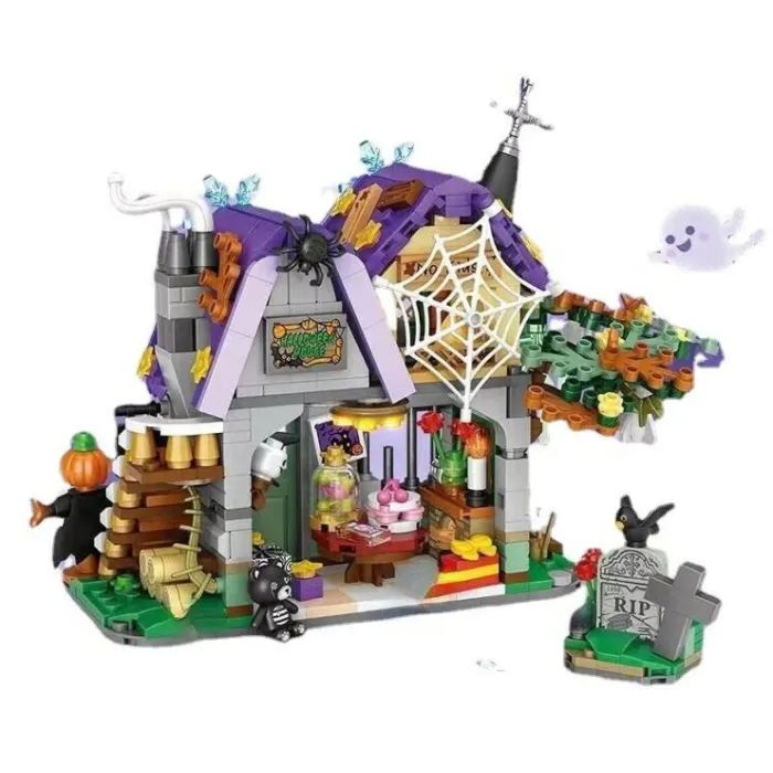 Конструктор LOZ mini Домик на Хэллоуин без фигурок Фото