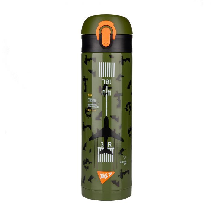 Поильник-непроливайка Yes Термос Military 420 мл Фото