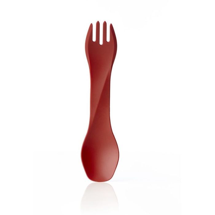 Ложка-вилка туристическая Humangear GoBites Uno red Фото