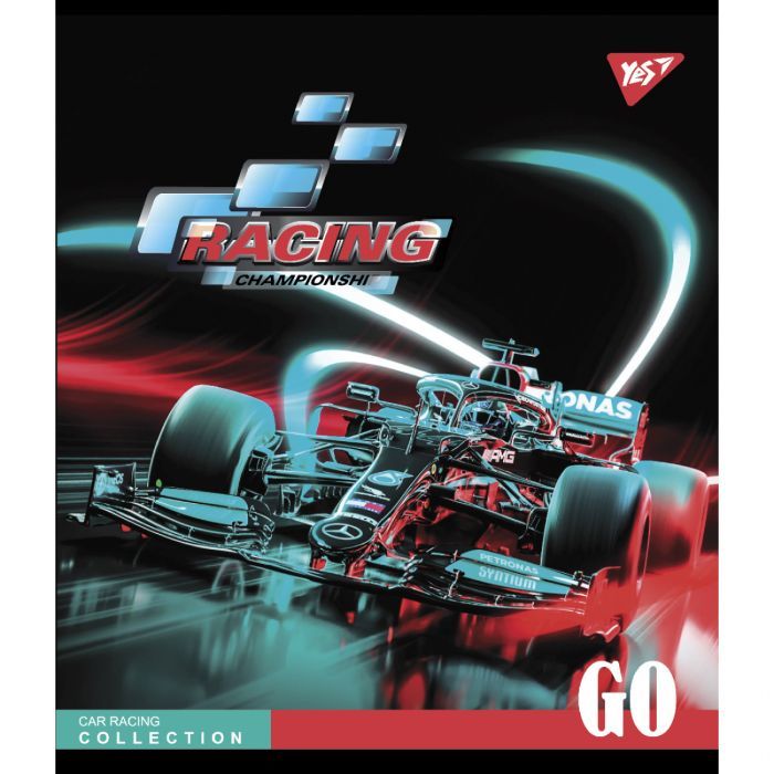 Тетрадь Yes А5 Racing championship 48 аркушів лінія Фото