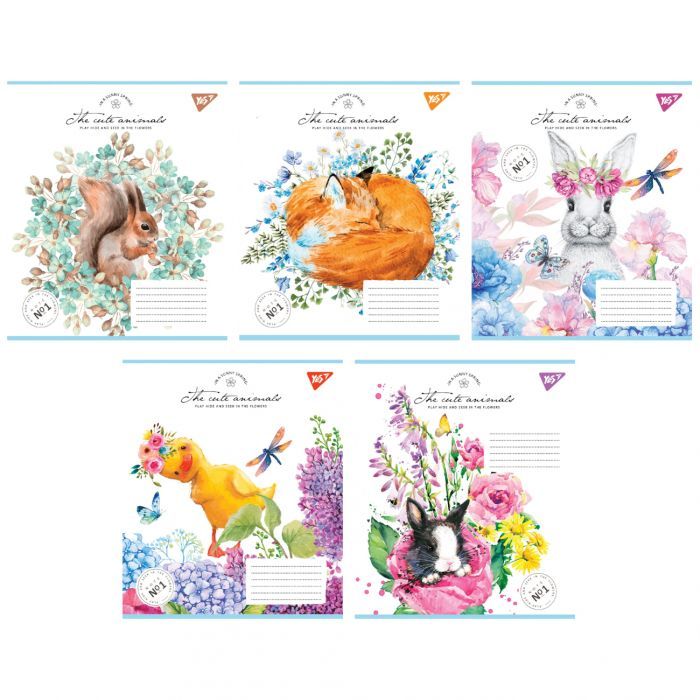 Тетрадь Yes Sunny spring 12 аркушів лінія Фото