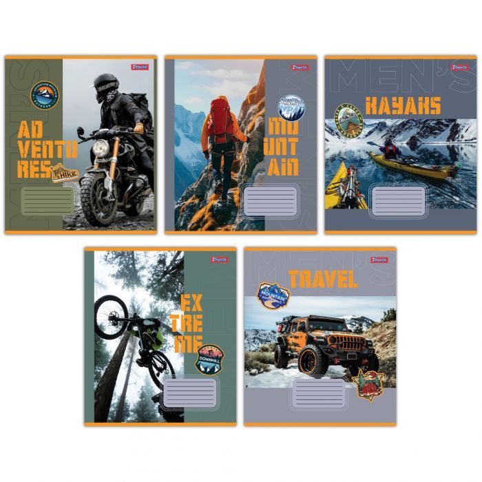 Тетрадь 1 вересня 1В Mens hobby 36 листов клетка Фото