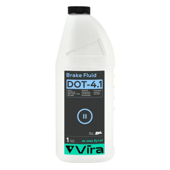 Тормозная жидкость VIRA Brake Fluid DOT-4.1 1 л Фото