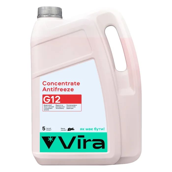Антифриз VIRA Concentrate G12 червона 5л Фото
