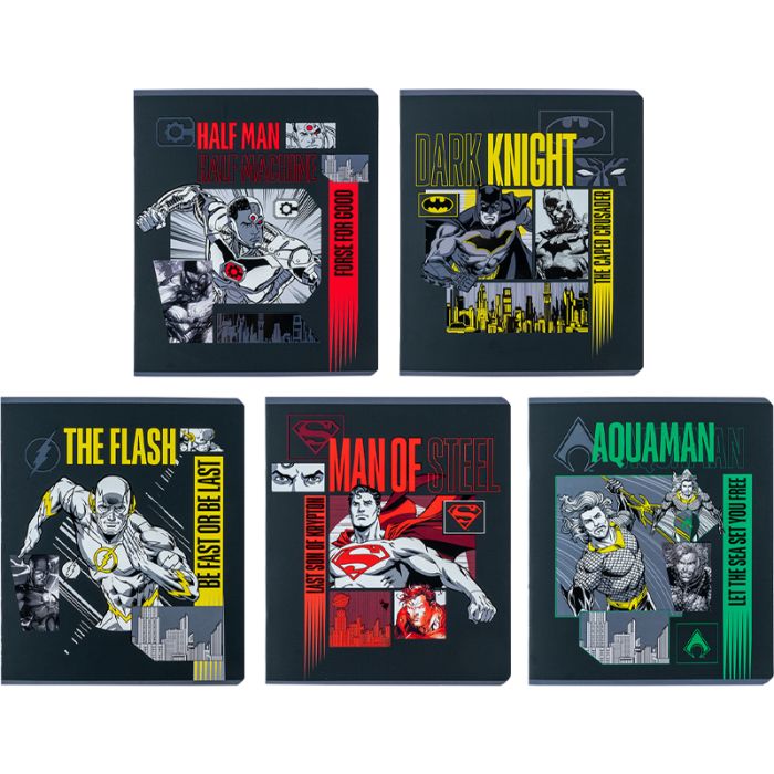 Тетрадь Kite DC Comics 24 листов, клетка Фото