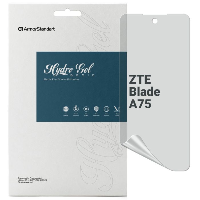 Пленка защитная Armorstandart Matte ZTE Blade A75 4G Фото