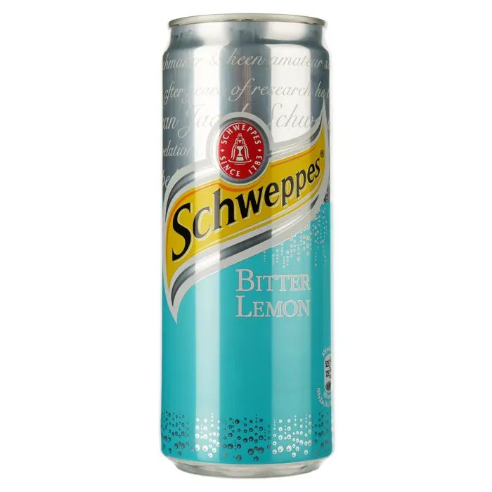 Напиток Schweppes Bitter Lemon Безалкогольний сильногазований 330 мл Фото