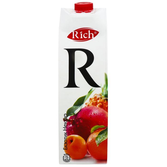 Сок Rich Экзотик Нектар неосветленный 1 л Фото