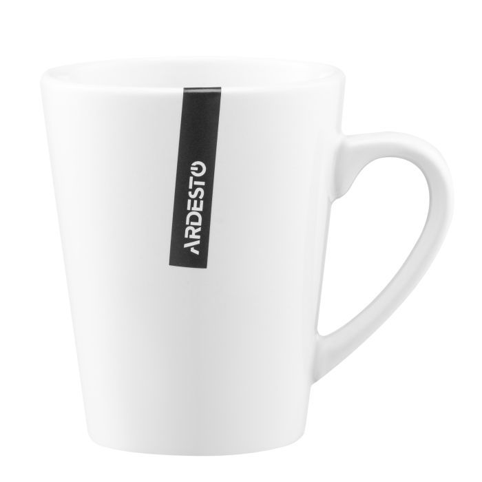 Чашка Ardesto Mario, 240мл, кераміка, білий Фото