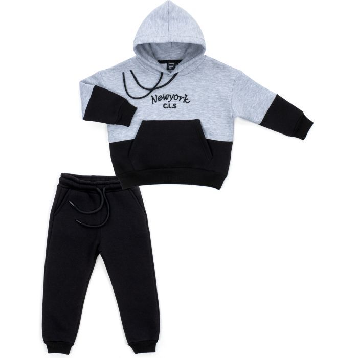 Спортивный костюм детский Cloise с худи на флисе Фото