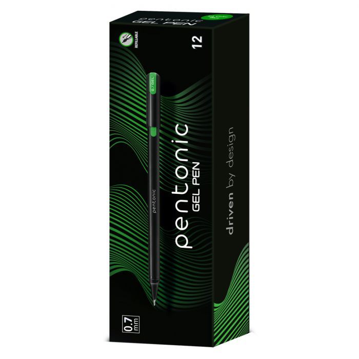 Ручка гелевая LINC Pentonic 0,7 мм салатова Фото