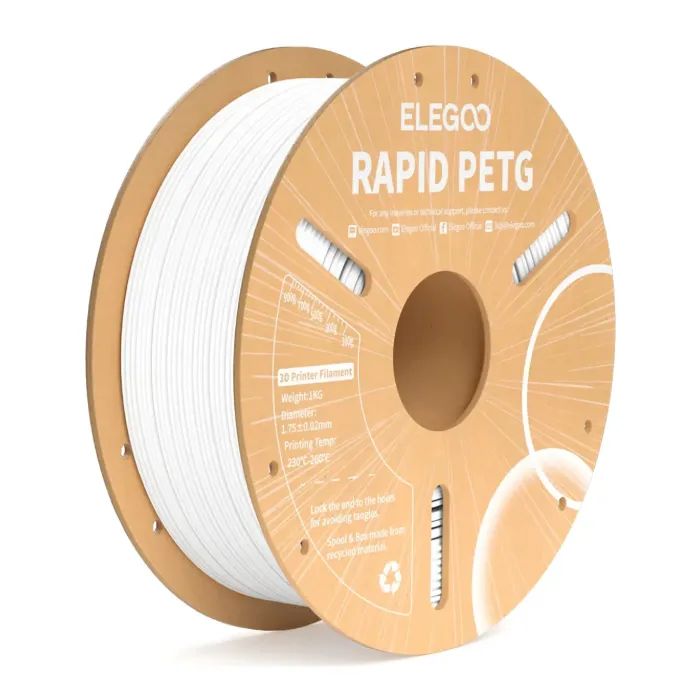 Пластик для 3D-принтера ELEGOO Rapid PETG 1кг, 1.75мм, white Фото