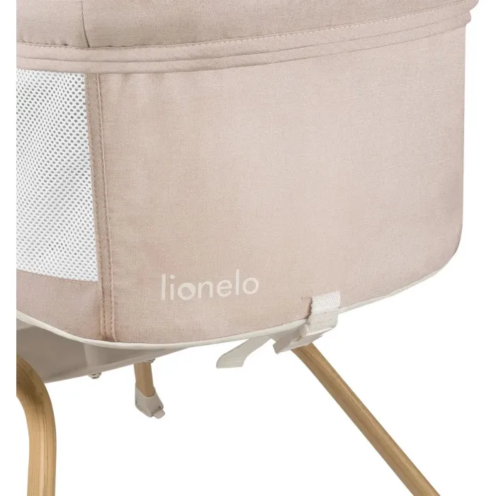 Кроватка Lionelo приставна Malin Evo BEIGE NATURAL Фото 11