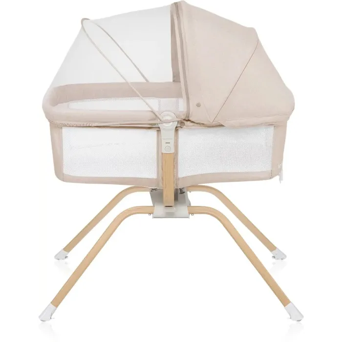 Кроватка Lionelo приставна Malin Evo BEIGE NATURAL Фото 3