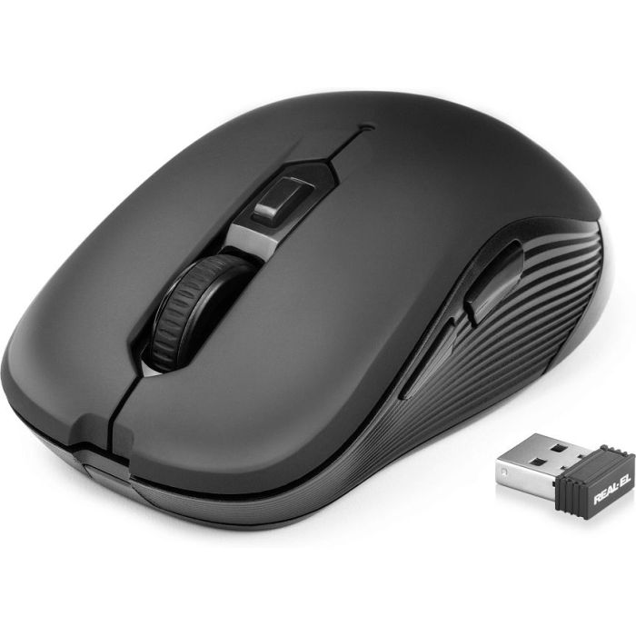Мышка REAL-EL RM-331W Wireless Black Фото
