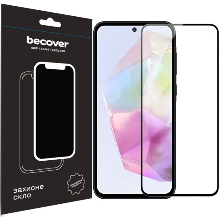 Стекло защитное BeCover Samsung Galaxy S24 FE SM-S721 Black Фото