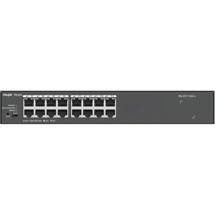 Коммутатор сетевой Ruijie Networks RG-ES116G-L Фото