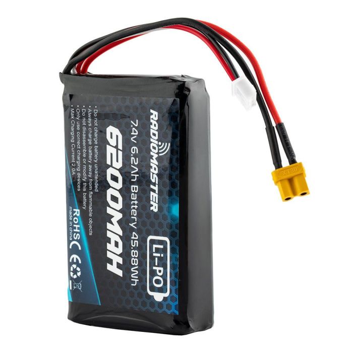 Аккумулятор для дрона RadioMaster 6200mah 2S Lipo Transmitter Battery Фото 2