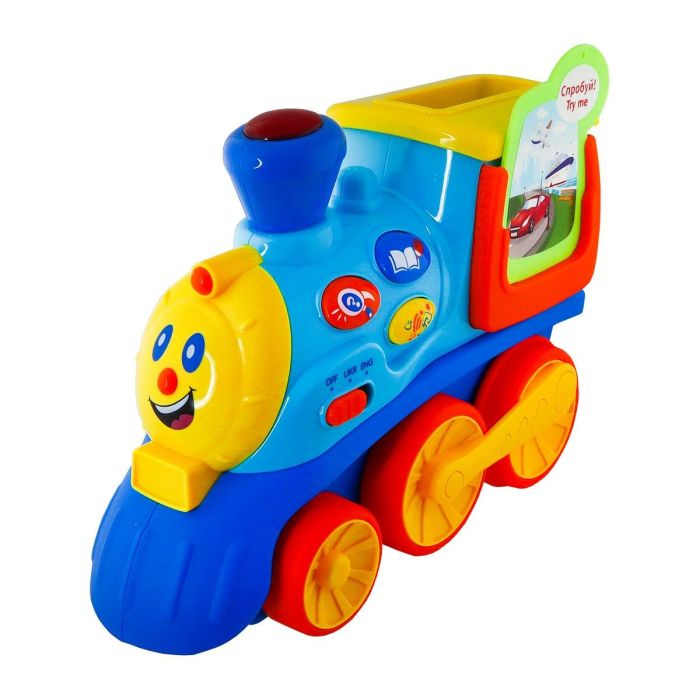 Интерактивная игрушка Kiddi Smart двуязычная - Поезд Смарти Фото