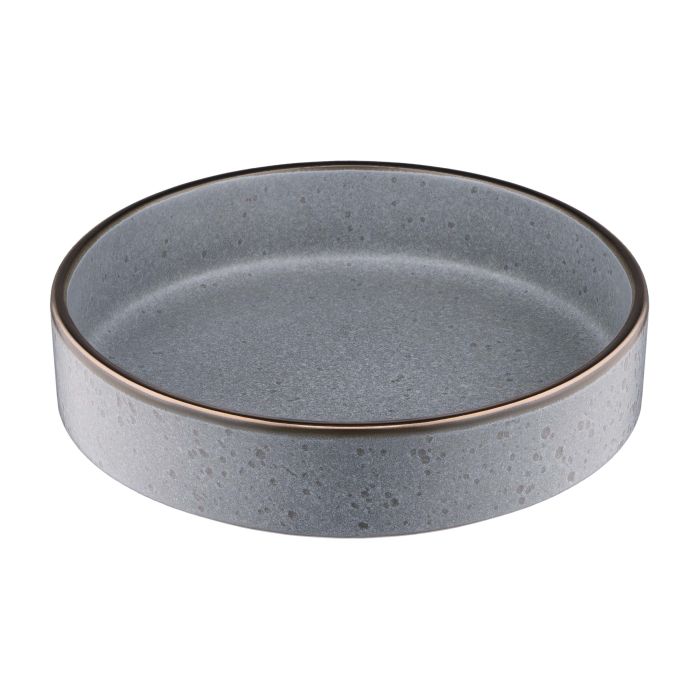 Тарелка Ardesto Fasano, 850мл, 20см, кераміка, сірий Фото