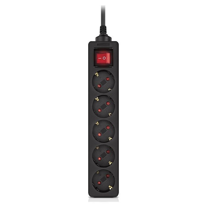 Сетевой фильтр питания REAL-EL RS-PROTECT M 10m, black Фото