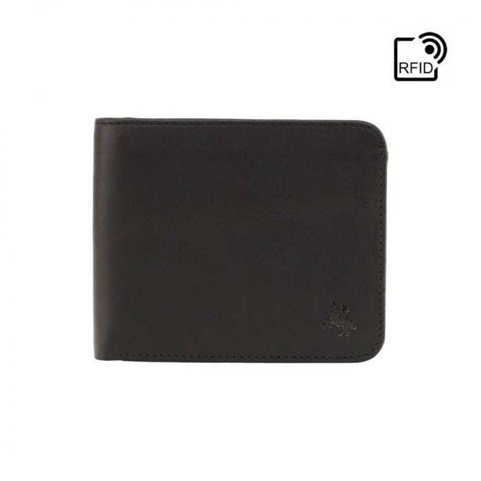 Кошелек Visconti VSL35 Trim c RFID Black-Cobalt Фото